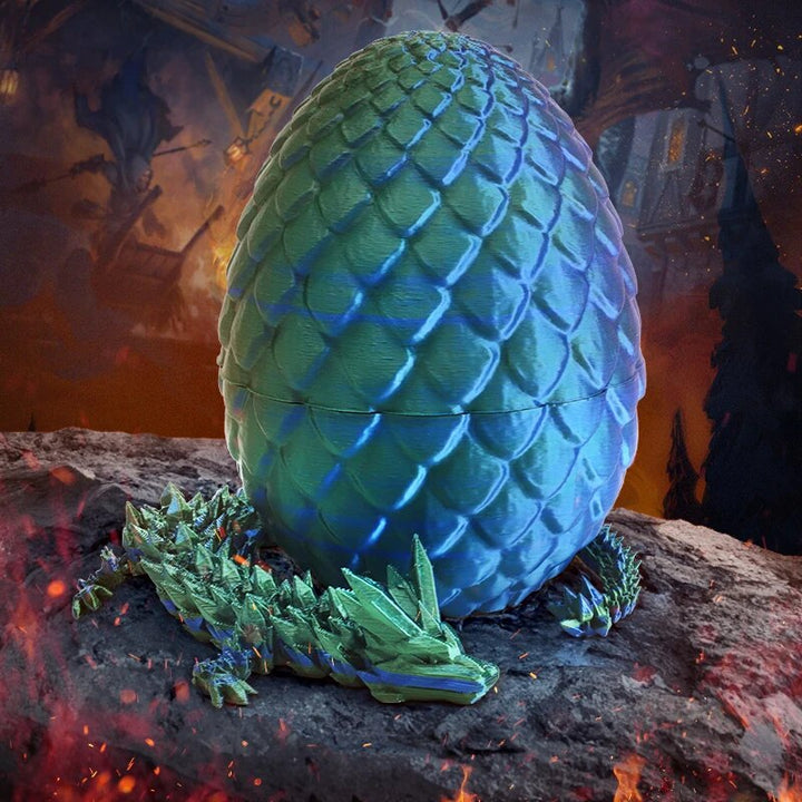 ovo de dragão de cristal de Páscoa
